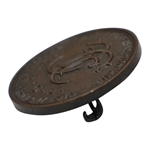 1910 US Amateur Championship at Brookline Contestant Badge - William C. Fownes Winner - Seldom Seen