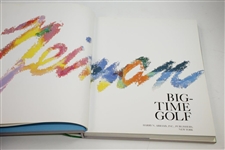 LeRoy Neiman Signed 1992 'Big-Time Golf' Book with Dustjacket JSA ALOA