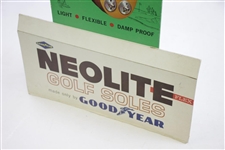 Classic GoodYear Neolite Flex Golf Shoes Point of Sale Advertisement