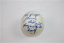 Hubert Green Signed 1985 PGA Championship at Cherry Hills Logo Golf Ball JSA ALOA