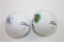 Hale Irwin Signed US Open Victories Logo Golf Balls - Winged Foot & Medinah JSA ALOA