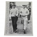 Ben Hogan & Sam Snead Team up for Canada Cup at Wentworth UPI Wire Photo