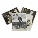 Three 1930s Wire Photos of Byron Nelson - Includes Western Open & US Opens
