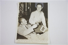 Three 1930's Wire Photos of Byron Nelson - Includes Western Open & US Opens