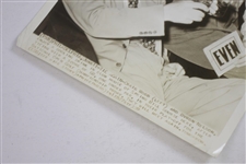 Three 1930's Wire Photos of Byron Nelson - Includes Western Open & US Opens