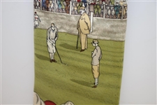 Currier & Ives Bobby Jones Wins British Open at St. Andrews Image Themed Ralph Lauren Tie