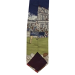 Currier & Ives Bobby Jones Wins British Open at St. Andrews Image Themed Ralph Lauren Tie