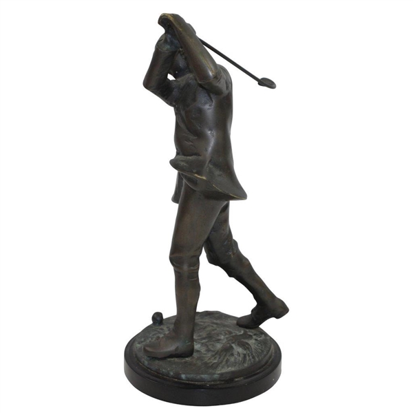 Gatco Solid Brass Golfing Figure in Post-Swing Pose