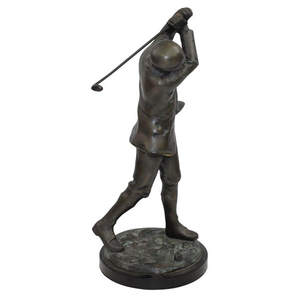Gatco Solid Brass Golfing Figure in Post-Swing Pose