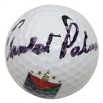 Arnold Palmer Signed World Golf Hall of Fame Logo Golf Ball JSA ALOA
