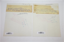 1933 US Open at North Shore GC Wire Photos - Olin Dutra & Frank Walsh - June 7th & 10th