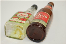 Vintage Goetz Country Club Pilsner Beer & Jeris Fore After Shave Bottles 