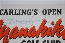 Sam Snead, Ellsworth Vines, & Ed Oliver Signed 1953 Carling's Open Program FULL JSA #X22541