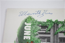 Sam Snead, Ellsworth Vines, & Ed Oliver Signed 1953 Carling's Open Program FULL JSA #X22541