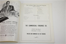 Sam Snead, Ellsworth Vines, & Ed Oliver Signed 1953 Carling's Open Program FULL JSA #X22541