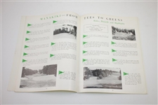 Sam Snead, Ellsworth Vines, & Ed Oliver Signed 1953 Carling's Open Program FULL JSA #X22541