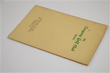 Circa 1950's The Torquay Golf Club Limited Handbook