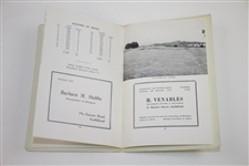 Circa 1950 The Bramley Golf Club Official Handbook by Robert Browning