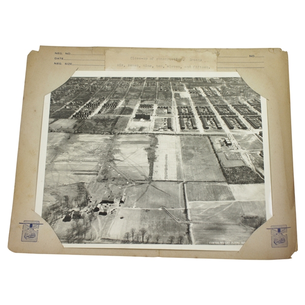 1931 Aerial Photo by Curtiss Flying Service - Close-Up of Greens 6,7,9,10,11, & 15 - Wendell Miller Collection