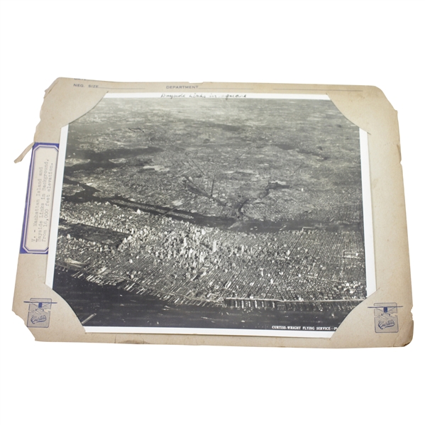 1931 Aerial Photo by Curtiss Flying Service - Bayside Links in Square - Wendell Miller Collection
