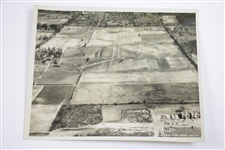 1931 Aerial Photo by Curtiss Flying Service - Looking East After 7 Days Construction - Wendell Miller Collection