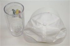 Drive, Chip, & Putt Unused White Hat with Tervis Tumbler