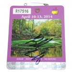 Bubba Watson Signed 2014 Masters Series Badge #R17516 JSA #DD48475