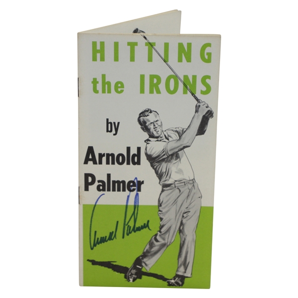 Arnold Palmer Signed 1964 Hitting the Irons by Arnold Palmer Booklet JSA ALOA