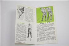Arnold Palmer Signed 1964 'Hitting the Irons' by Arnold Palmer Booklet JSA ALOA