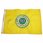 Jack Nicklaus Signed PGA Championship at Firestone CC Flag with Embroidered Logo JSA ALOA