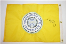Jack Nicklaus Signed PGA Championship at Firestone CC Flag with Embroidered Logo JSA ALOA