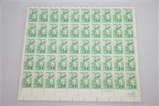 Bobby Jones Stamp Sheet (50) Plus Framed Luminaries Stamps (17)