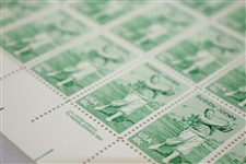 Bobby Jones Stamp Sheet (50) Plus Framed Luminaries Stamps (17)