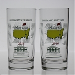 Pair of 2016 Masters Champions Commemorative Highball Glasses