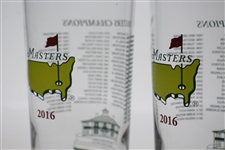 Pair of 2016 Masters Champions Commemorative Highball Glasses
