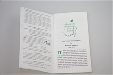 1996 Masters Tournament Spectator Guide - Nick Faldo Winner