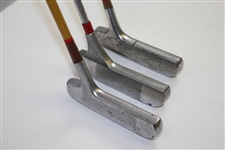 Three A.G. Spalding & Bros. Cash-In Putters