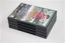 2001, 2002, 2003, & 2004 Official Masters Tournament 'Highlights' DVDs in Cases