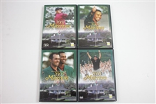 2001, 2002, 2003, & 2004 Official Masters Tournament 'Highlights' DVDs in Cases