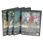 2005, 2006, 2007, &2008 Official Masters Tournament Highlights DVDs in Cases