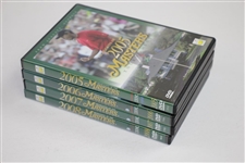 2005, 2006, 2007, &2008 Official Masters Tournament 'Highlights' DVDs in Cases
