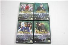 2005, 2006, 2007, &2008 Official Masters Tournament 'Highlights' DVDs in Cases