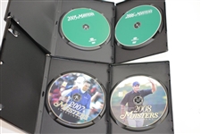 2005, 2006, 2007, &2008 Official Masters Tournament 'Highlights' DVDs in Cases