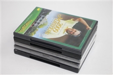 2009, 2010, 2011, 2012, & 2013 Official Masters Tournament 'Highlights' DVDs in Cases