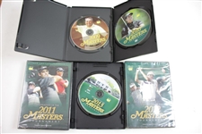 2009, 2010, 2011, 2012, & 2013 Official Masters Tournament 'Highlights' DVDs in Cases