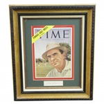 Sam Snead Signed Cut with June 21, 1954 TIME Magazine Display JSA ALOA