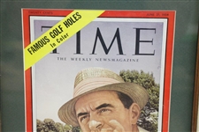 Sam Snead Signed Cut with June 21, 1954 TIME Magazine Display JSA ALOA