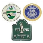 Three St Andrews Old Course Bag Tags - 1995, 2000, & Undated