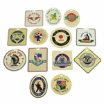 Thirteen US Open Championship Bag Tags - 1987-2000