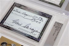 Byron Nelson, Gene Sarazen, & David Graham Signed Ltd Ed Golf Cards 
